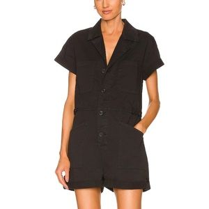 Pistola Parker short sleeve romper in Fade to Black sz L